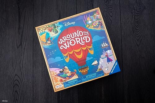 Ravensburger Disney Around The World Board Game for Kids Age 4 Years Up - 2 to 4 Players - 2023