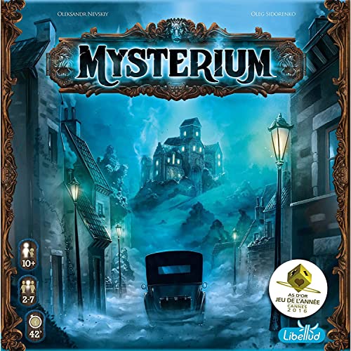 Libellud | Mysterium Board Game (Base Game) | Mystery Board Game | Cooperative Game for Adults and Kids | Ages 10+ | 2-7 Players | Average Playtime 45 Minutes