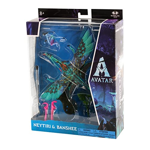 McFarlane Toys - Disney Avatar – World of Pandora Neytiri and Seze Banshee Movie Action Figure – Disney Toys – collectible Figure – Ages 8+