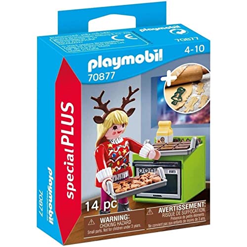 Playmobil 70877 Special Plus Christmas Baker, Fun Imaginative Role-Play, PlaySets Suitable for Children Ages 4+