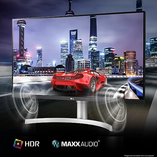 LG UHD Monitor 32UN650P, 32 inch, 4K, 60Hz, 5ms GtG, IPS Display, HDR 10, AMD FreeSync compatible, Smart Energy Saving, Displayport, HDMI, White