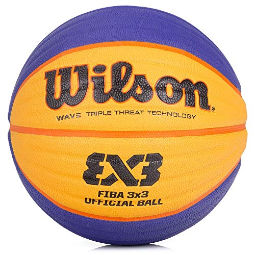 Wilson Unisex-Adult FIBA 3X3 Game Basketball, Orange, Intermed