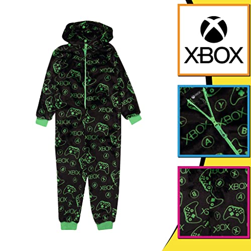 Popgear Xbox Controller Icons Onesie, Kids, 5-13 Years, Black, Official Merchandise