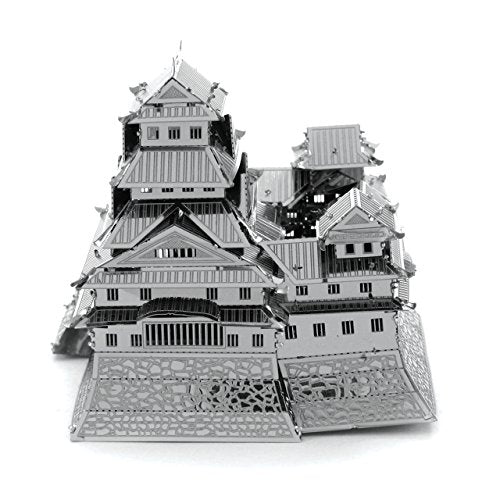 Metal Earth Fascinations Himeji Castle 3D Metal Model Kit Bundle with Tweezers