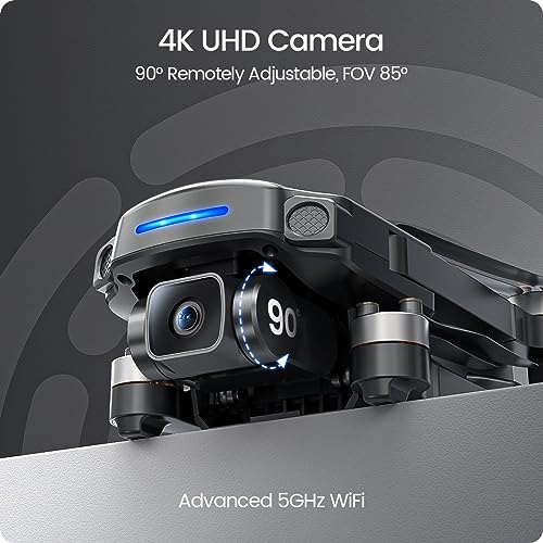 Holy Stone HS360S GPS Drone with 4K Camera for Adults, 20 Mins Flight Time, RC Quadcopter with GPS, Intelligent Follow Mode, Auto Return, Tap Fly, Altitude Hold, Time-lapse Photography