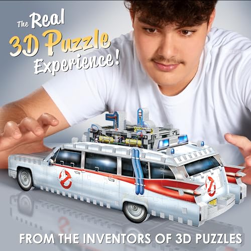 Wrebbit3D | Ghostbusters: ECTO-1 (280pc) | 3D Puzzle | Ages 14+