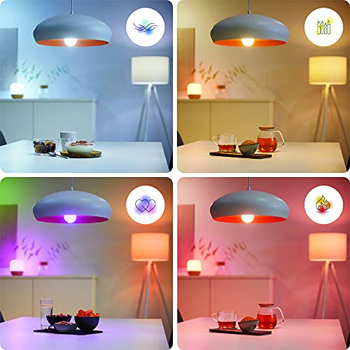 WiZ Colour Imageo Smart Connected WiFi Ceiling Light Spot Fixture. [1 Spot - Black] App Control for Indoor Home Lighting, Livingroom and Bedroom