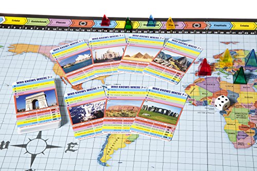 Wild Card Games Who Knows Where? - The Global Location Guessing Family Board Game