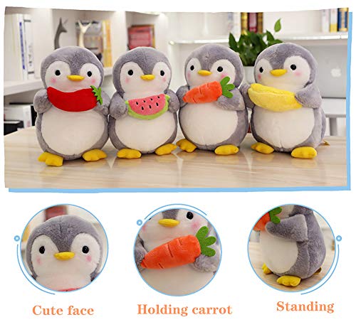 Soft Stuffed Animal Toy,plush soft toys for babies,soft toy penguin,lovely and soft toys,Marine animal plush toys, home decor,Penguin Soft Plush25cm (Watermelon, 9.8 inch)