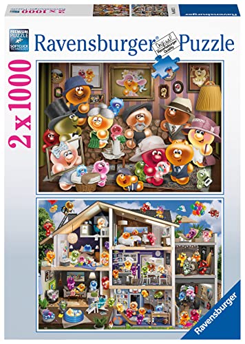 Ravensburger Gelinis 2x 1000 Piece Jigsaw Puzzles for Adults and Kids Age 14 Years Up [Amazon Exclusive]