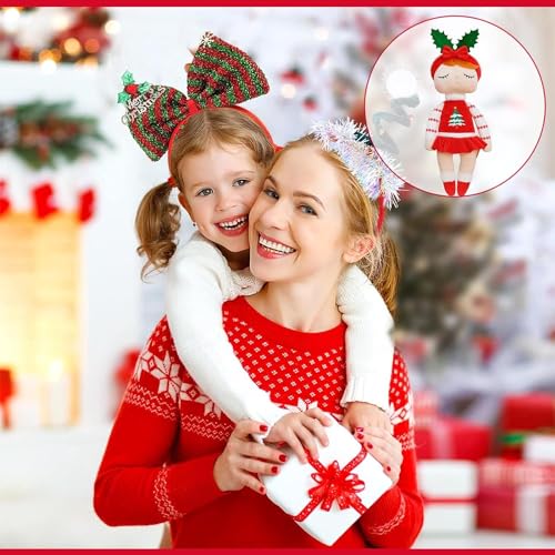 45cm Red Soft Christmas Elf Plush Doll,Big Christmas Elves Stuffed Dolls Toy for Boys and Girls,Christmas Tradition Accessories Plush Pillow Doll Shelf Baby Novelty Toys