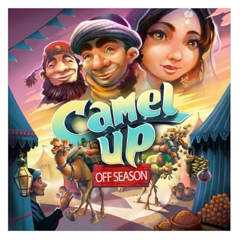 Plan B Games | Camel Up: Off Season | Board Game | Ages 8+ | 3-5 Players | 45 Minutes Playing Time,PBGPZG20090EN