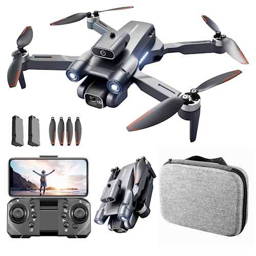 Jinsoku S150 Foldable Drone, 2K Camera Quality For Adults & Kids, 36 Mins Long Flight Time, FPV Professional RC Quadcopter with Brushless Motor, 5G WIFI, 2 Batteries, Easy to Use For Beginners