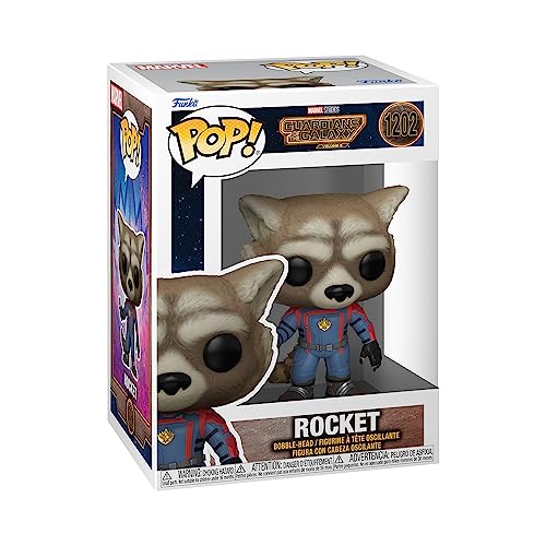 Funko POP! Vinyl: Marvel - Guardians Of the Galaxy 3 - Rocket Raccoon - Collectable Vinyl Figure - Gift Idea - Official Merchandise - Toys for Kids & Adults - Movies Fans