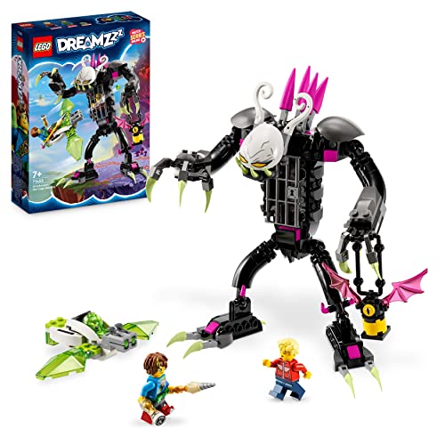 LEGO 71455 DREAMZzz Grimkeeper the Cage Monster Figure Set, Transform Z-Blob into Mini-Plane or Hoverbike, With Minifigures from the TV Show, Toys for 7+ Years Old Kids, Boys, Girls (Pre-Order Now)