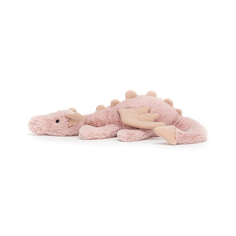 Jellycat Little Rose Dragon Collectable Plush Decoration,Pink