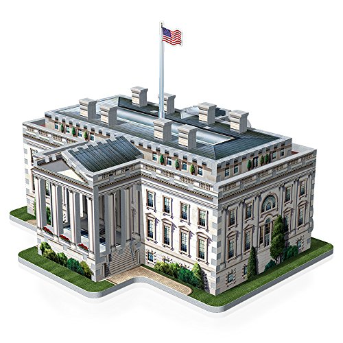 Wrebbit 3D Puzzle White House Puzzle (490-Piece)