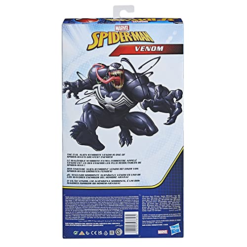 Hasbro Marvel Spider-Man Titan Hero Series Deluxe Venom Toy 30-cm-scale Action Figure, Toys for Children Aged 4 and Up