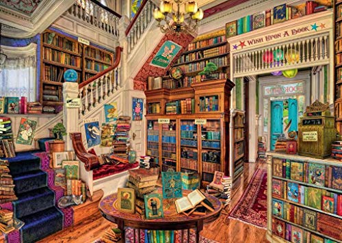 Ravensburger The Fantasy Bookshop 1000 Piece Jigsaw Puzzle for Adults and Kids Age 12 and Up