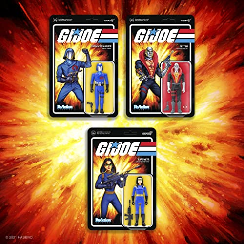 SUPER7 - G.I. JOE ReAction Wave 1 - Destro, Multicolor, Standard, (RE-GIJOW1A-DES-)