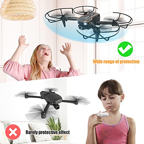 Q10 Mini Drone with Camera for Kids and Adults, 720P HD FPV Foldable Quadcopter with Gravity Sensor Mode, Headless Mode, 3D Flips, Voice and Gesture Control, Kids Gift Toys for Boys Girls,Black