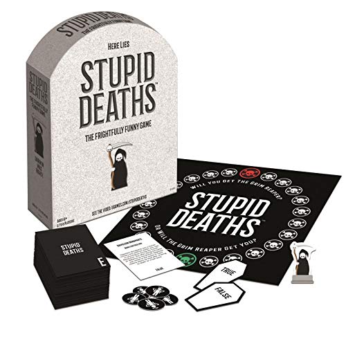 Paul Lamond Games Stupid Deaths Board Game,Black