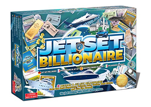 Jet Set Billionaire Board Game By Football Billionaire Board Games | A Trading & Family Strategy Board Game Game as Seen on Dragon's Den