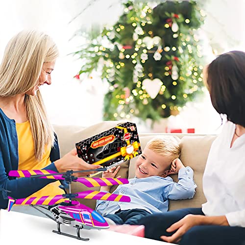 YongnKids Remote Control Helicopter, Helicopter Toy for Boys Girls, 3.5 CH & Gyroscope & LED Lights Indoor Outdoor Games Easy to Control for Beginner, Rc Helicopter for Kids Christmas Birthday Gifts