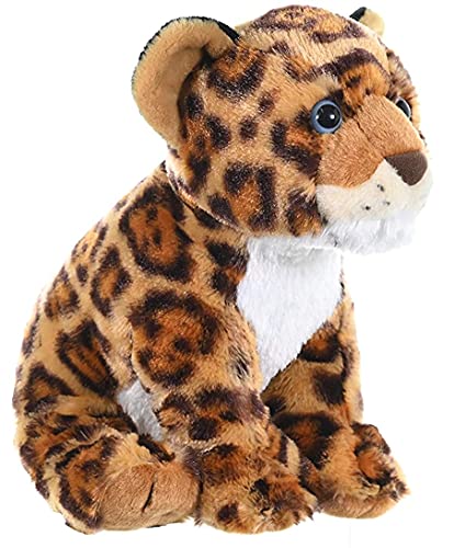 Wild Republic 19353 Jaguar Cub Plush Soft, Cuddlekins Cuddly Toys, Gifts for Kids 30 cm,Blue