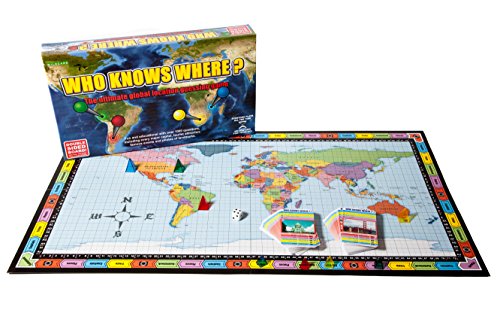 Wild Card Games Who Knows Where? - The Global Location Guessing Family Board Game