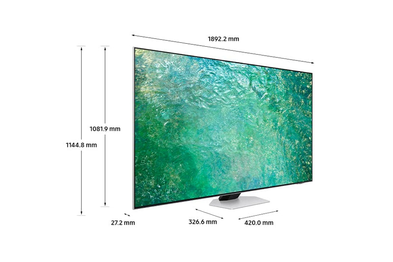 Samsung 85 Inch QN85C 4K Neo QLED HDR Smart TV (2023) - Quantum Matrix Technology With 100% Colour Volume & Alexa Built In, Object Tracking Dolby Atmos, Gaming Hub, Wide Viewing Angle, Multi View