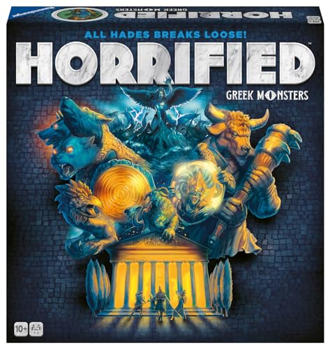 Ravensburger Horrified Pandora Unleashed - Immersive Strategy Board Game for Adults and Kids Age 10 Years Up