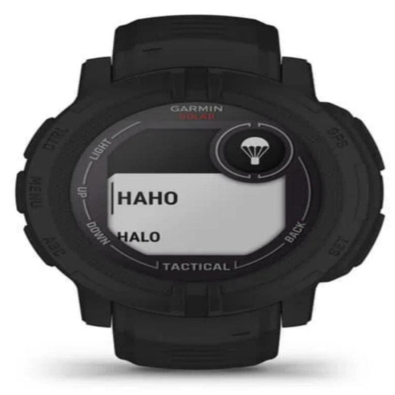 Garmin Instinct 2 SOLAR Tactical Edition, Rugged GPS Smartwatch, Built-in Sports Apps and Health Monitoring, Solar Charging, Dedicated Tactical Features and Ultratough Design Features, Black