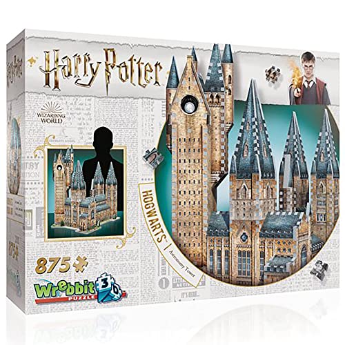 Wrebbit3D | Harry Potter: Hogwarts Astronomy Tower (875pc) | 3D Puzzle | Ages 14+