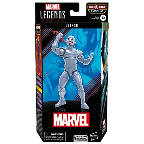 Marvel Hasbro Legends Series Ultron, Comics Legends Action Figures, 6” 