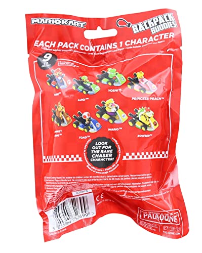 Nintendo Mario Kart Backpack Buddies Blind Bag | One Random, Red, One Size (752699)