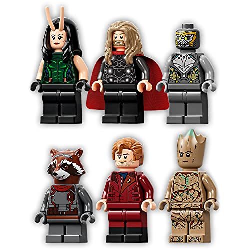 LEGO 76193 Marvel The Guardians’ Ship Large Building Toy, Avengers Spaceship Model with Thor & Star-Lord Minifigures, Gifts for Teenagers, Boys and Girls