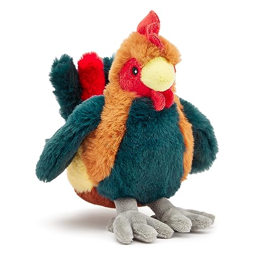 Zappi Co Ultra Soft Cockerel Plush Toy (24 cm Length) - 100% Recycled, Eco-Friendly, Newborn Gift, Realistic Lifelike