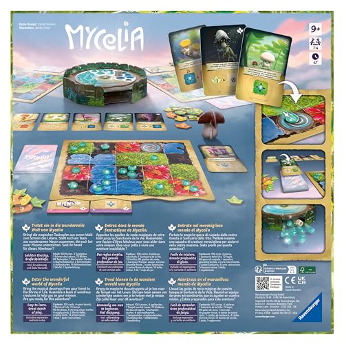 Ravensburger Mycelia Strategy Family Board Game for Adults and Kids Age 9 Years Up - New 2024