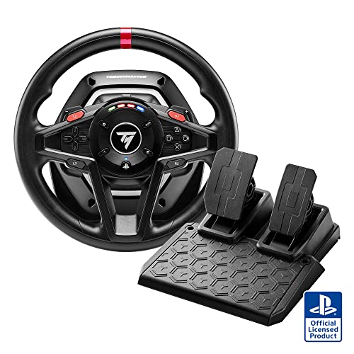 Thrustmaster T128, Force Feedback Racing Wheel with Magnetic Pedals, PlayStation 5, PlayStation 4, Windows