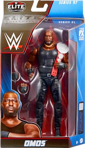 Mattel WWE Omos Elite Collection Action Figure, Deluxe Articulation & Life-Like Detail with Iconic Accessories, 6-Inch