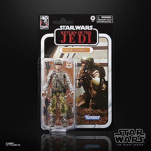 Star Wars The Black Series Rebel Trooper (Endor), Return of the Jedi Collectible 15-cm Action Figures