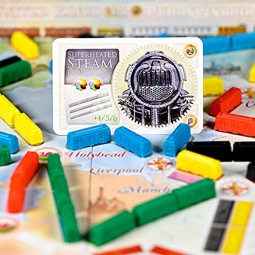 Days of Wonder | Ticket to Ride United Kingdom Board Game EXPANSION | Board Game for Adults and Family | Train Game | Ages 8+ | For 2 to 5 players | Average Playtime 30-60 Minutes