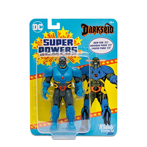 McFarlane Toys, DC Multiverse, 5-inch DC Super Powers Darkseid Action Figure with 5 points of articulations, Collectible DC Retro 1980’s Super Powers Line Figure – Ages 12+