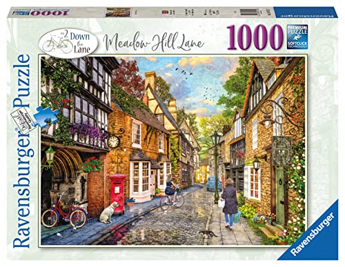 Ravensburger Down The Lane No.2 Meadow Hill Lane 1000 Piece Jigsaw Puzzle for Adults & Kids Age 12 Years Up