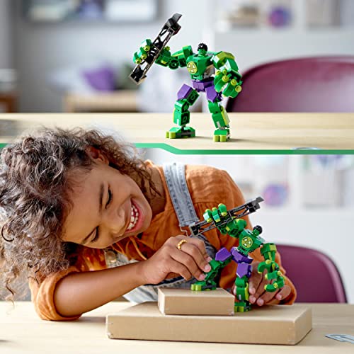 LEGO 76241 Marvel Hulk Mech Armour, Avengers Action Figure Set, Collectable Super Hero Buildable Toys for Boys and Girls Aged 6 Plus, Gift Idea