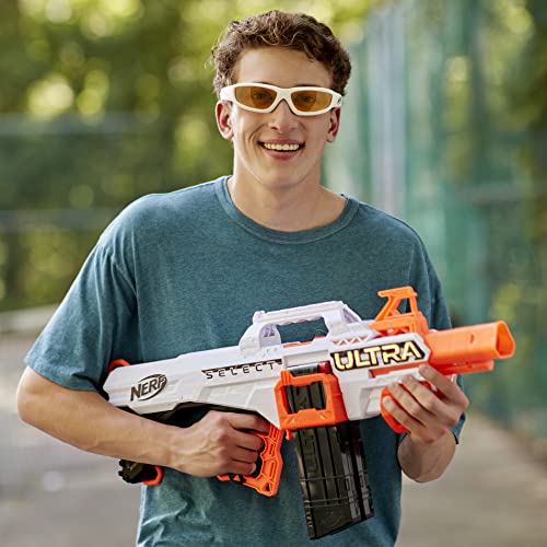 Nerf Ultra Select Fully Motorized Blaster, Fire 2 Ways, Includes Clips and Darts, Compatible Only with Nerf Ultra Darts