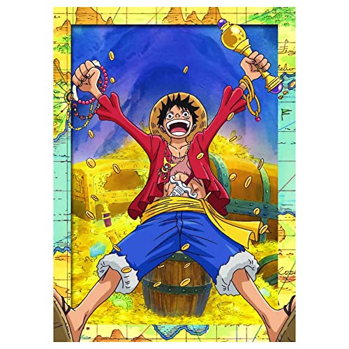 Panini One Piece Cards - Trading Cards (2023) - LE1 Monkey D. Ruffy Limited Edition Card in Bundle with 10 STRONCARD Sleeves