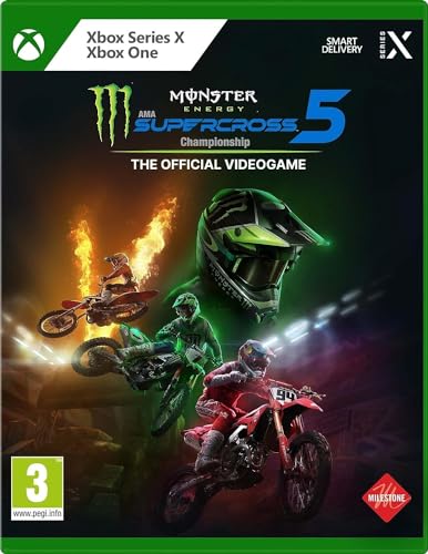Monster Energy Supercross - The Official Videogame 5 (Xbox Series X) Includes Ice Blizzard Customization Pack Exclusive to Amazon.co.uk