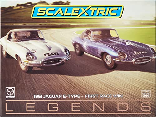 Scalextric C4062A Jaguar E-type Oulton 1961 Twin Pack - First Race Win Limited